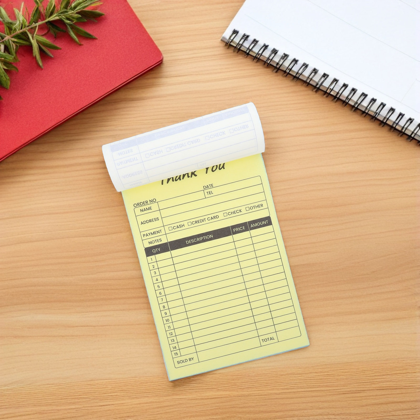 2Pcs Carbon Copy Receipt Book  - đánh giá và giá Carbon Copy Book
