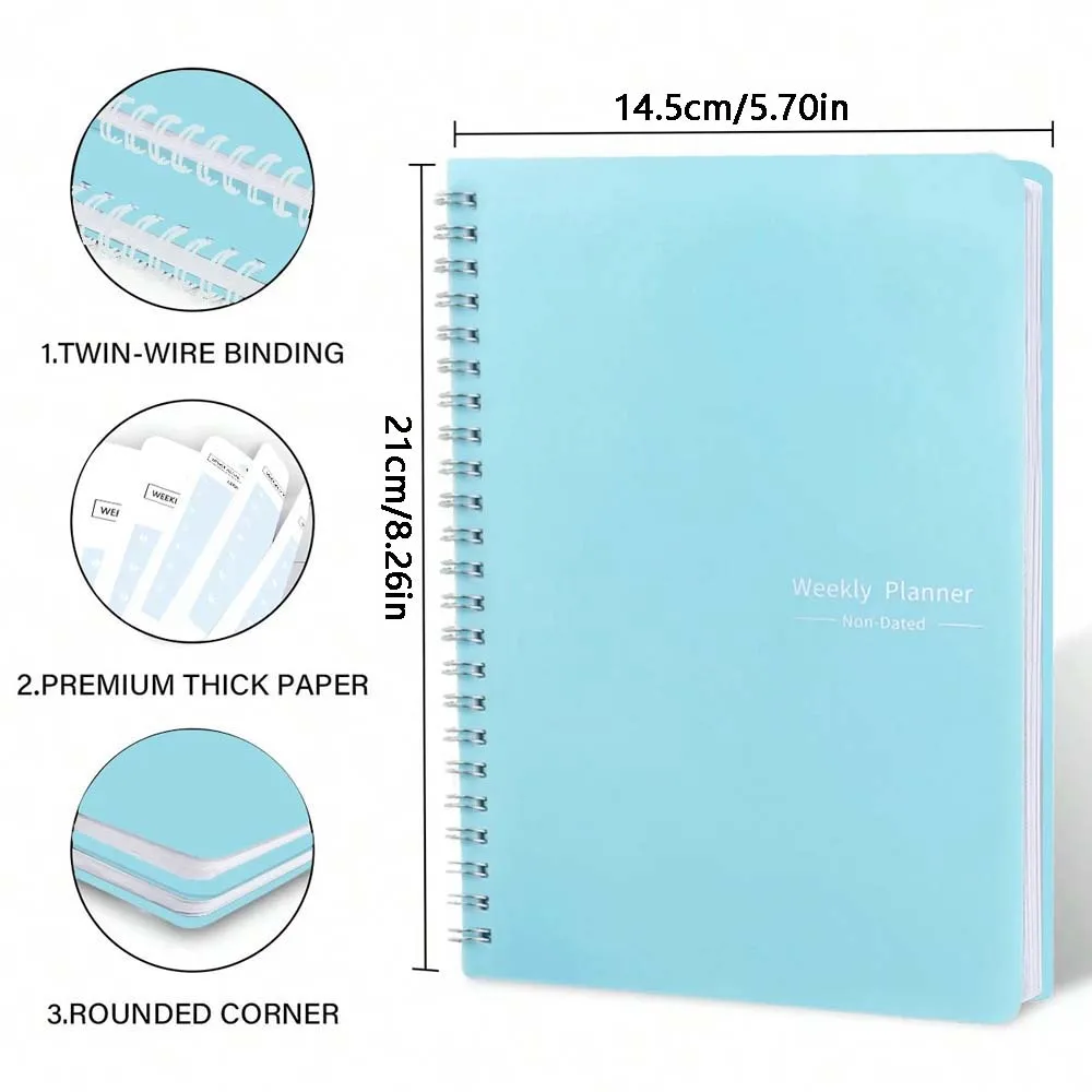 A5 Weekly Planner Coil Daily P - đánh giá và giá Planner Weekly Budget