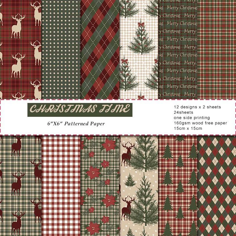 1Set Vintage Merry Christmas S - đánh giá và giá Graph Paper Pad
