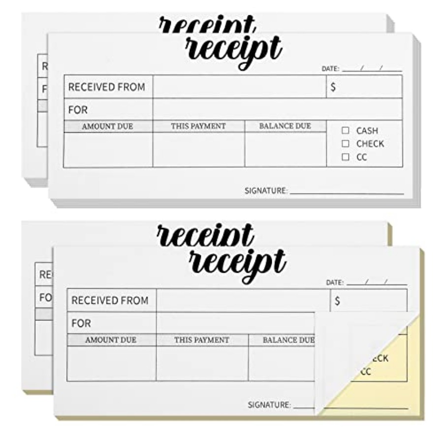 4 Pieces Receipt Books Carbonl - đánh giá và giá Carbon Copy Book