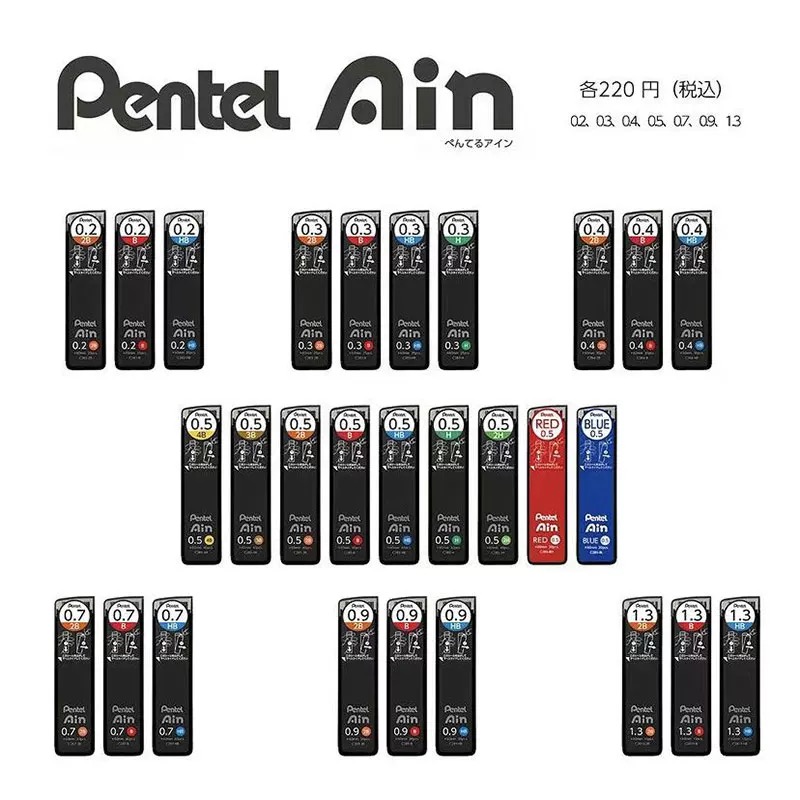 1pc Japanese Pentel Ain Mechia - đánh giá và giá Mechanical Pencil Lead
