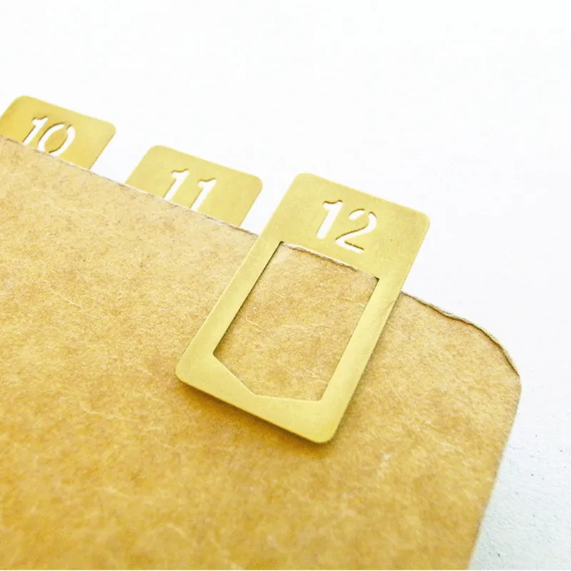 12 Cái/lốc Vintage Đồng Đánh D - đánh giá và giá Stationery And Office Supply Stores