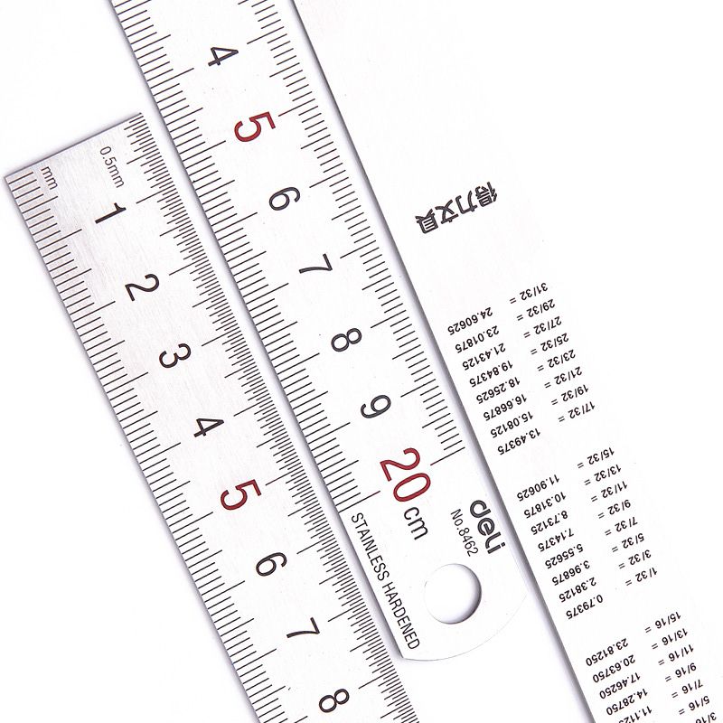 Deli 20cm Stainless Steel Meta - đánh giá và giá Stationery And Office Supply Stores