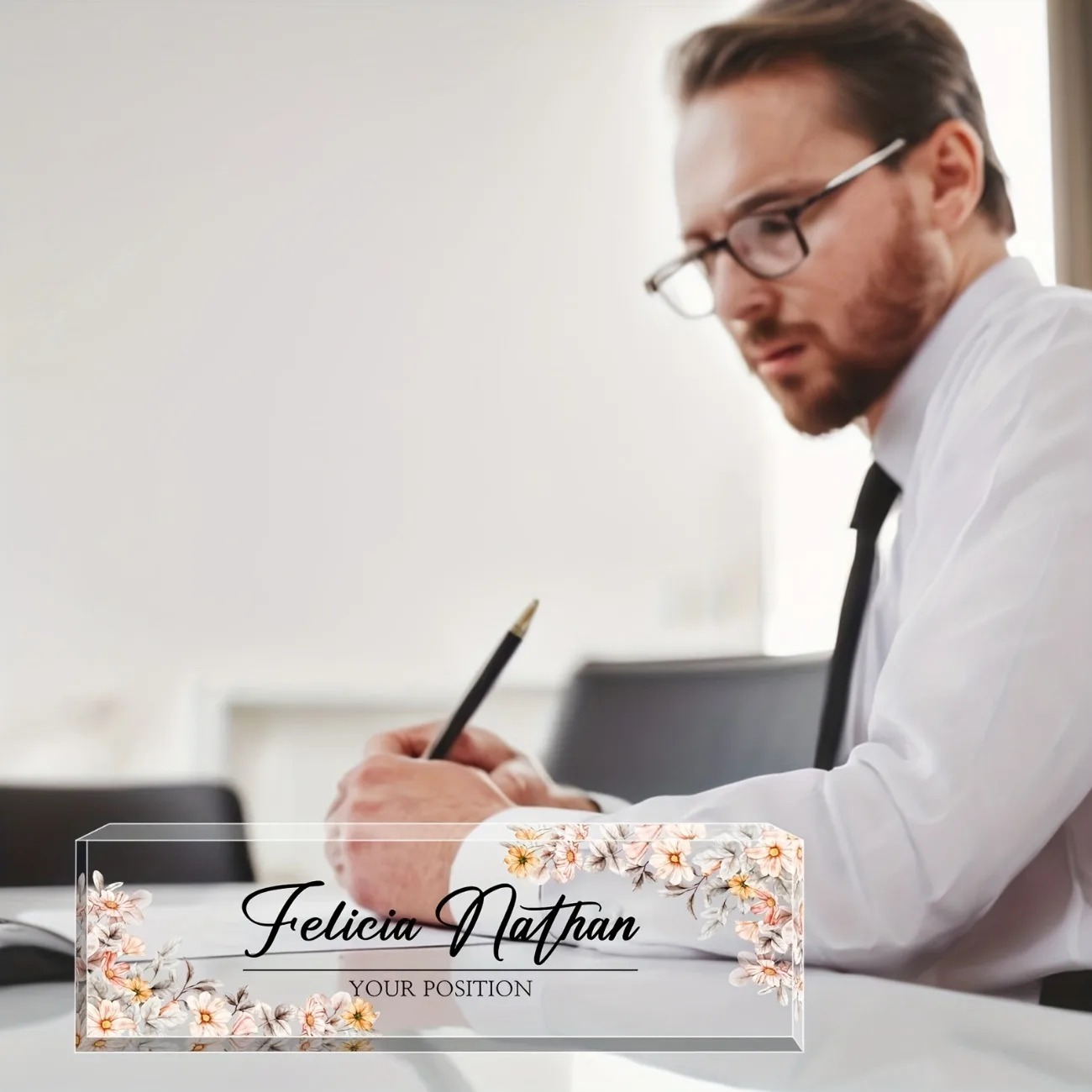 [2D Flat] Custom Acrylic Desk  - đánh giá và giá Desk Name Plate