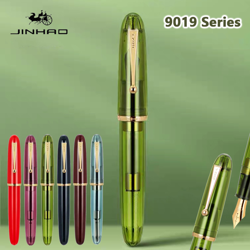 Jinhao 9019 Fountain Pen Trans - đánh giá và giá Office Stationery Supply Business