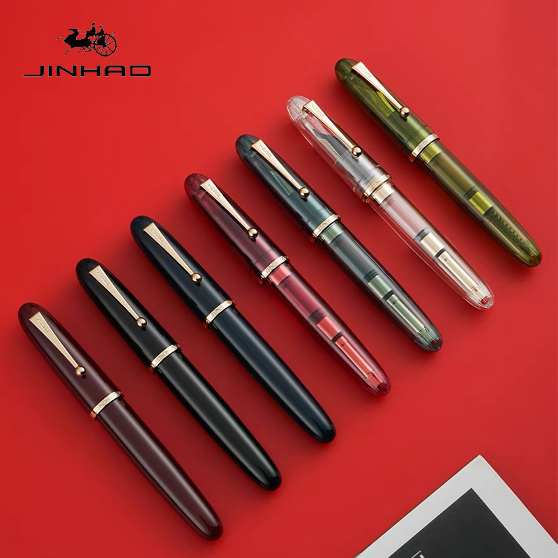 Jinhao 9019 Fountain Pen Trans - đánh giá và giá Office Stationery Supply Business