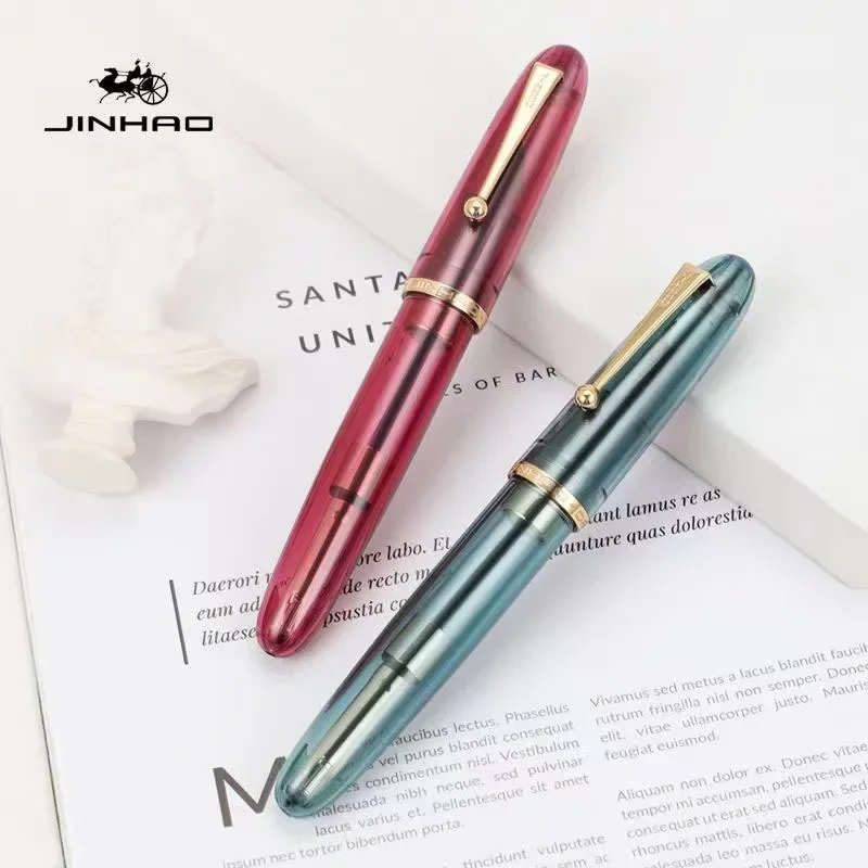 Jinhao 9019 Fountain Pen Trans - đánh giá và giá Office Stationery Supply Business