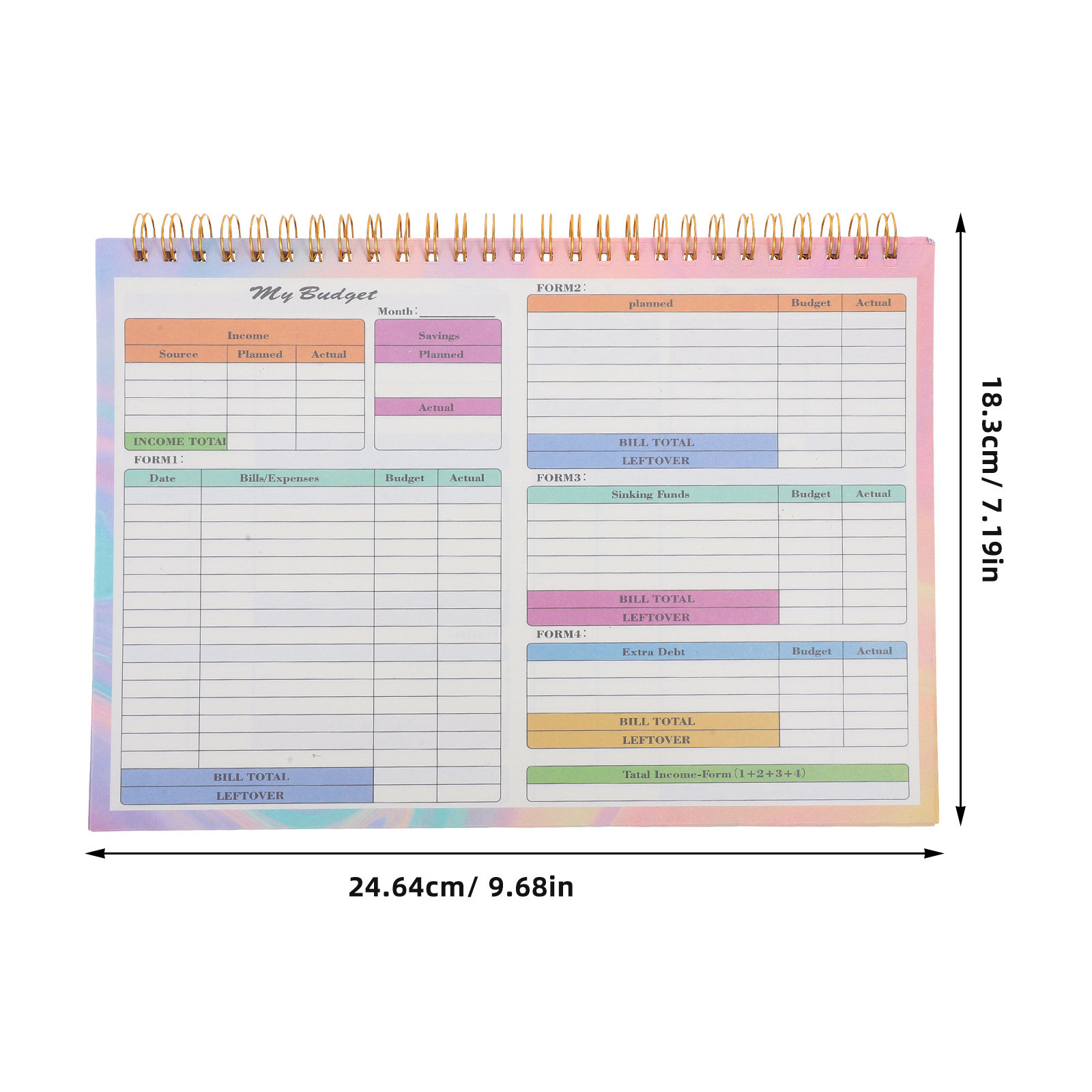 B5 Daily Weekly Financial Ledg - đánh giá và giá Planner Weekly Budget