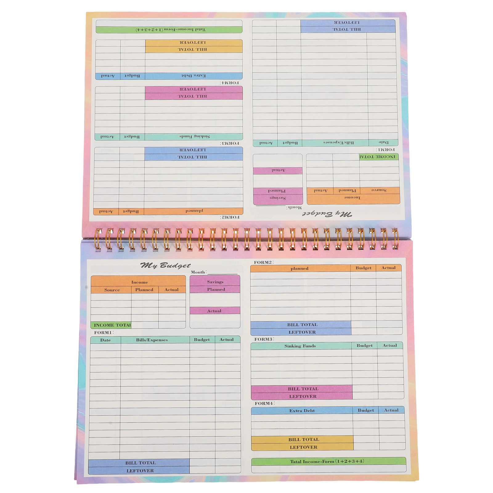 B5 Daily Weekly Financial Ledg - đánh giá và giá Planner Weekly Budget