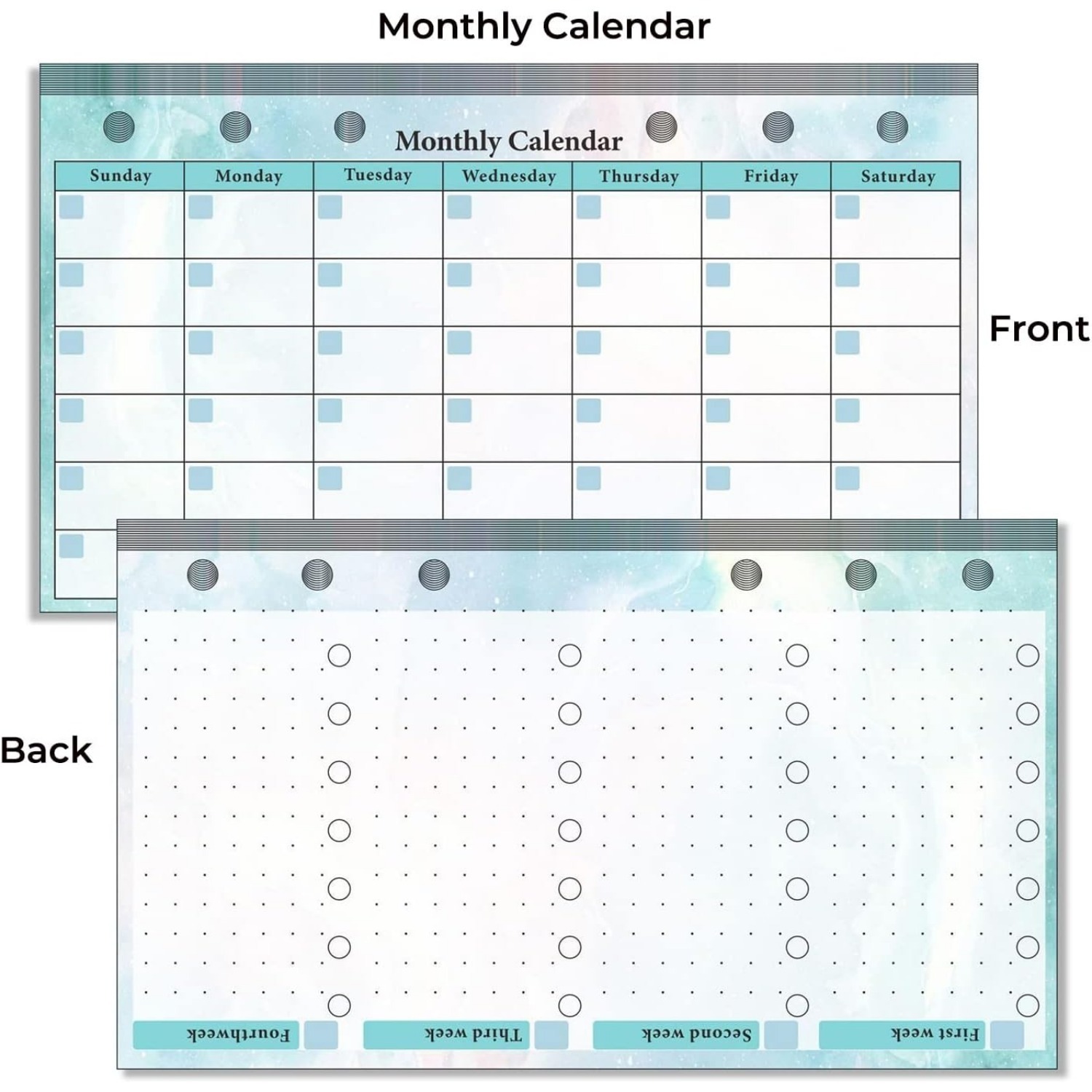 Set of 6-hole A6 binder refill - đánh giá và giá Planner Weekly Budget