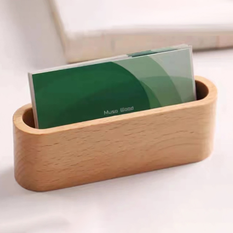 Business Card Holder Wooden Or - đánh giá và giá Desk Name Plate
