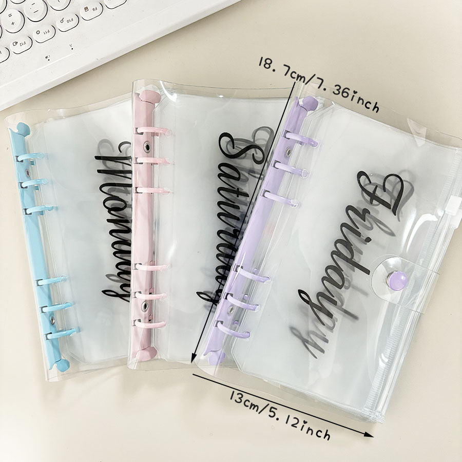 SKYSONIC 1 Set A6 Macarone Bin - đánh giá và giá Planner Weekly Budget