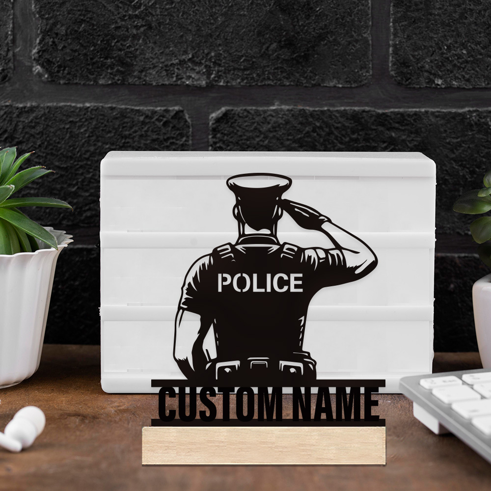 Personalized Metal Police Badg - đánh giá và giá Desk Name Plate