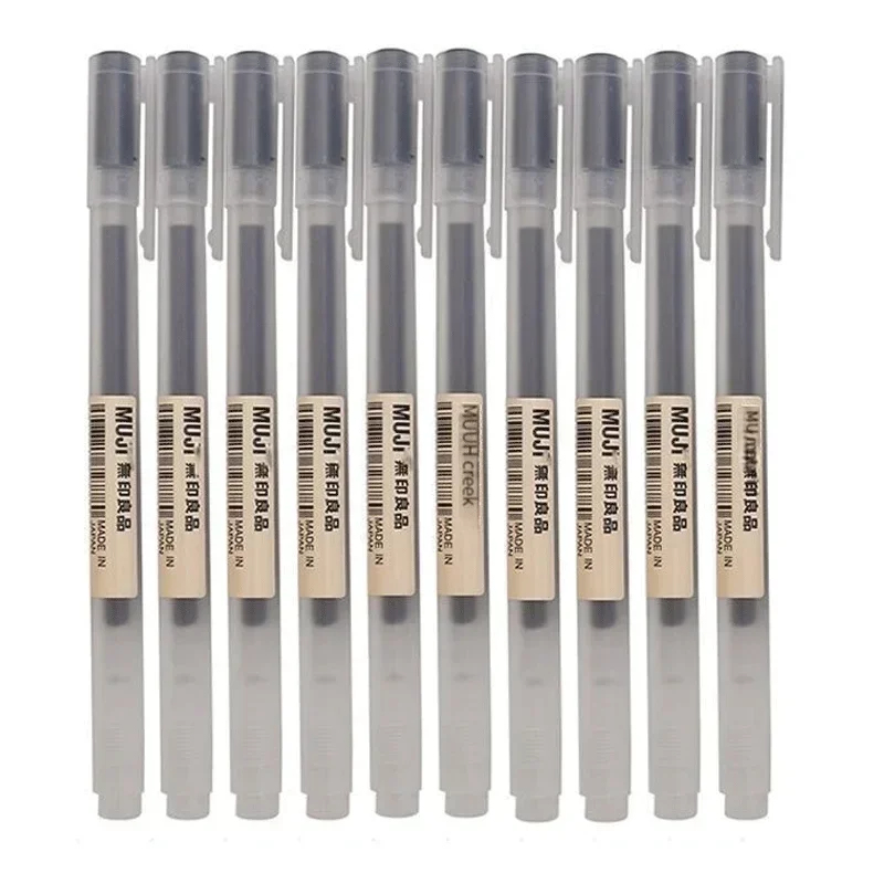 lovely  MUJIs Gel Pen Black/Re - đánh giá và giá Muji Stationery Gel Pen