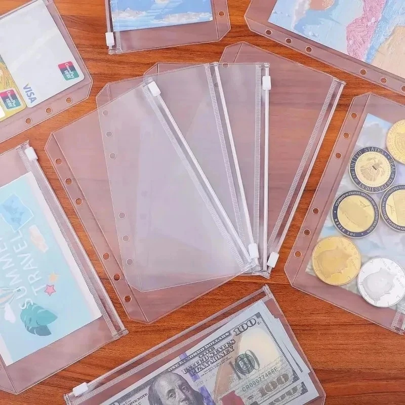 6/12/18pcs A6 A7 6-Hole Zipper - đánh giá và giá Planner Weekly Budget
