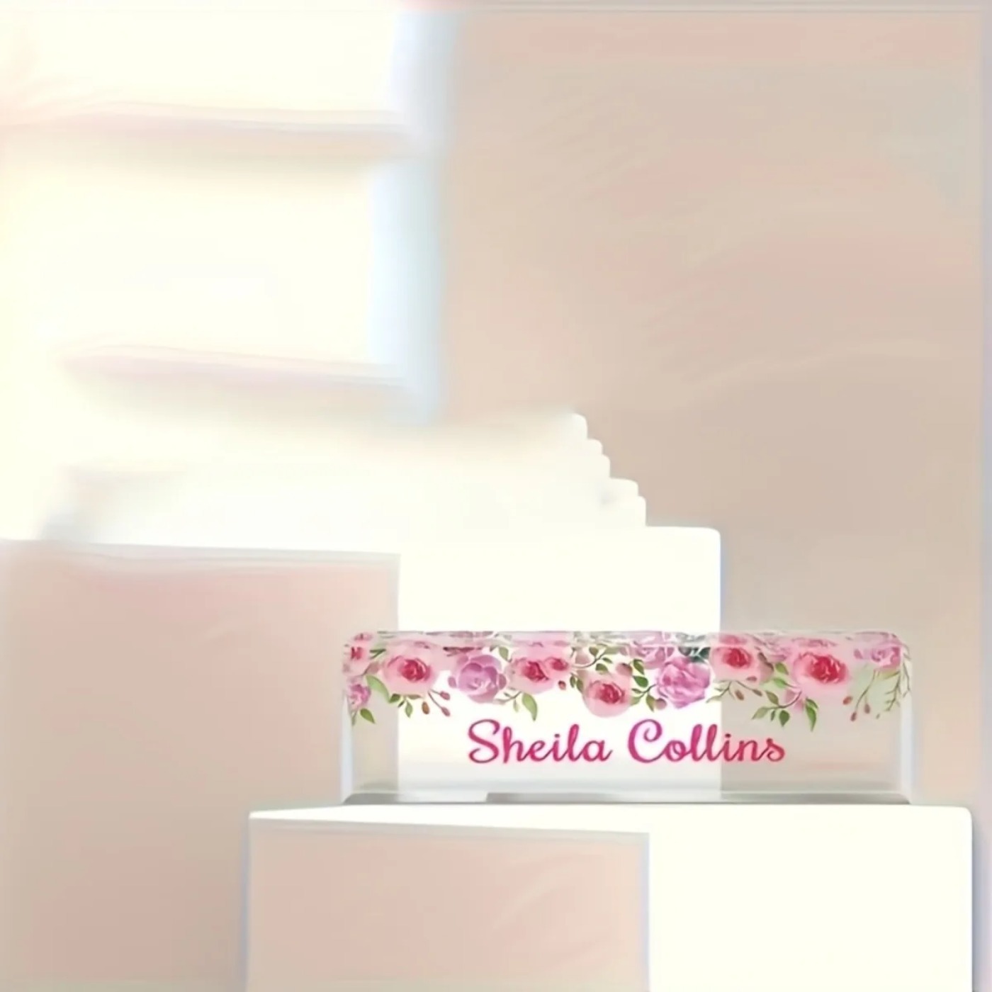 [2D Flat] Minimalist Floral Ac - đánh giá và giá Desk Name Plate