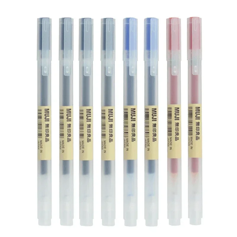 6/8Pcs/Set MUJIs Gel Pen Black - đánh giá và giá Pentel Pen Energel