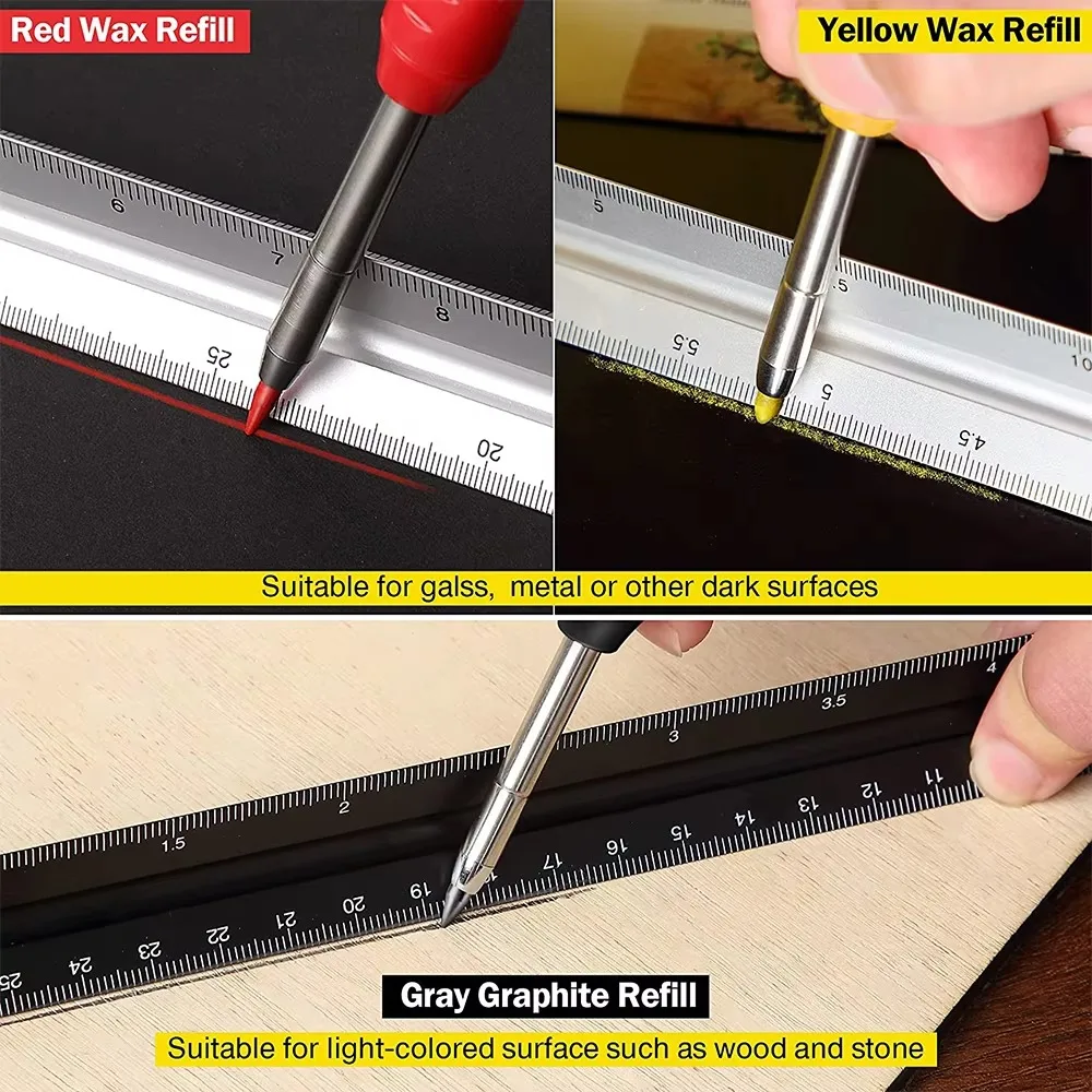 Solid Carpenter Pencil Set Woo - đánh giá và giá Mechanical Pencil Lead