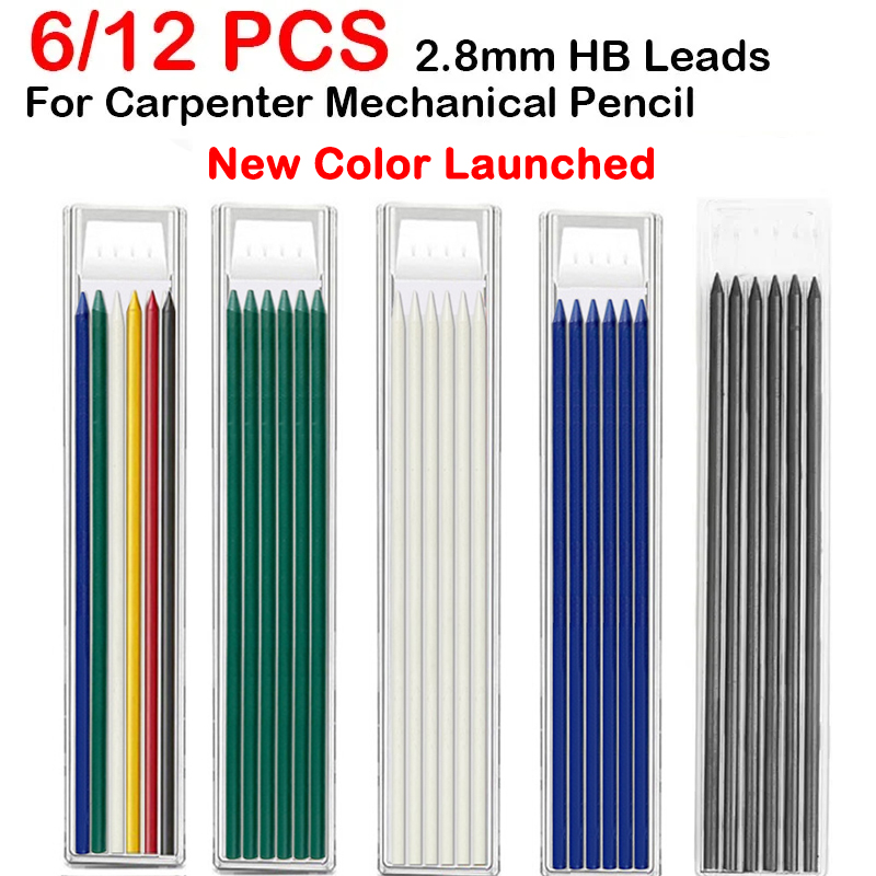 6/12 PCS For Woodworking Mecha - đánh giá và giá Mechanical Pencil Lead