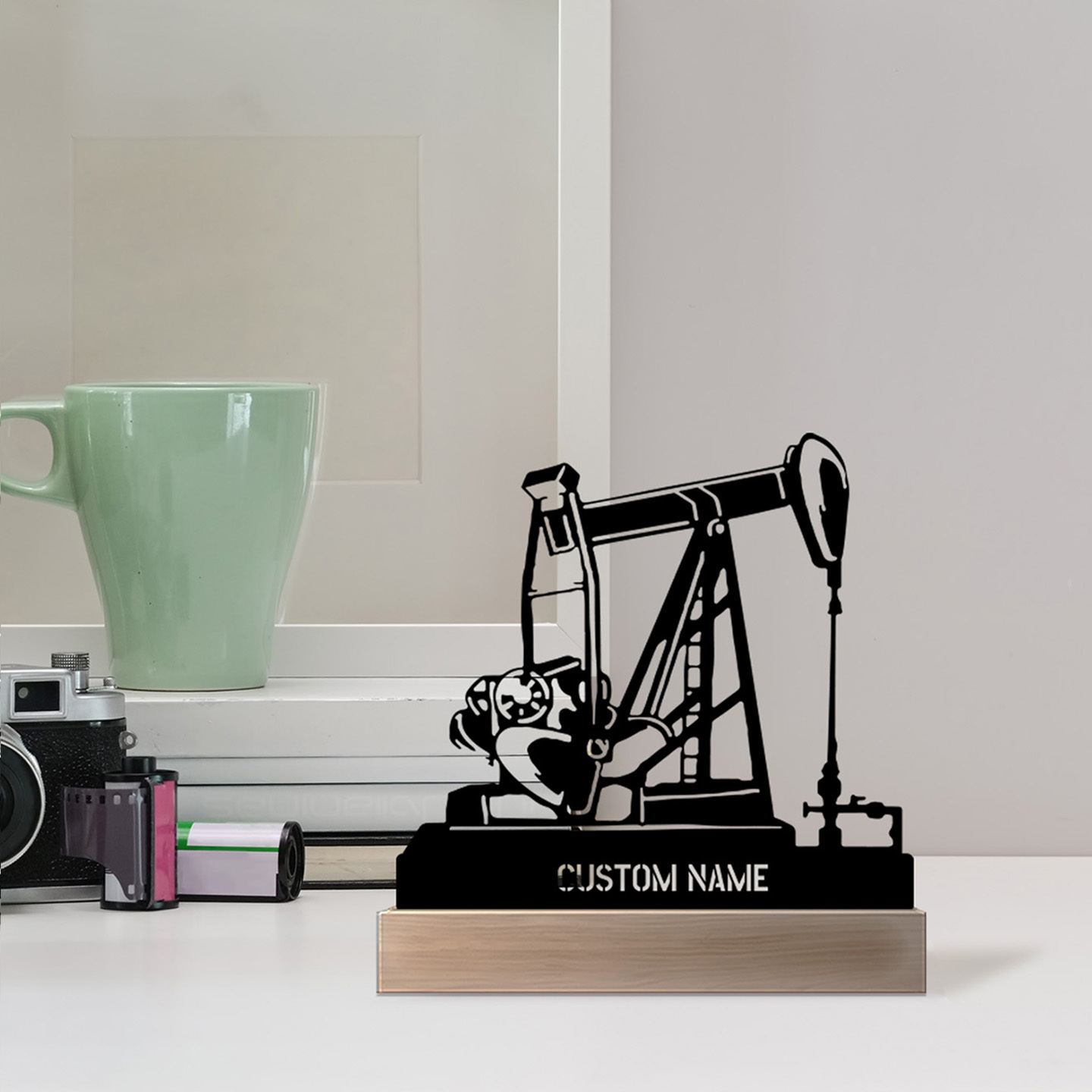Personalized Oil Rig Desk Name - đánh giá và giá Desk Name Plate