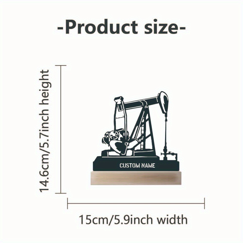 Personalized Oil Rig Desk Name - đánh giá và giá Desk Name Plate