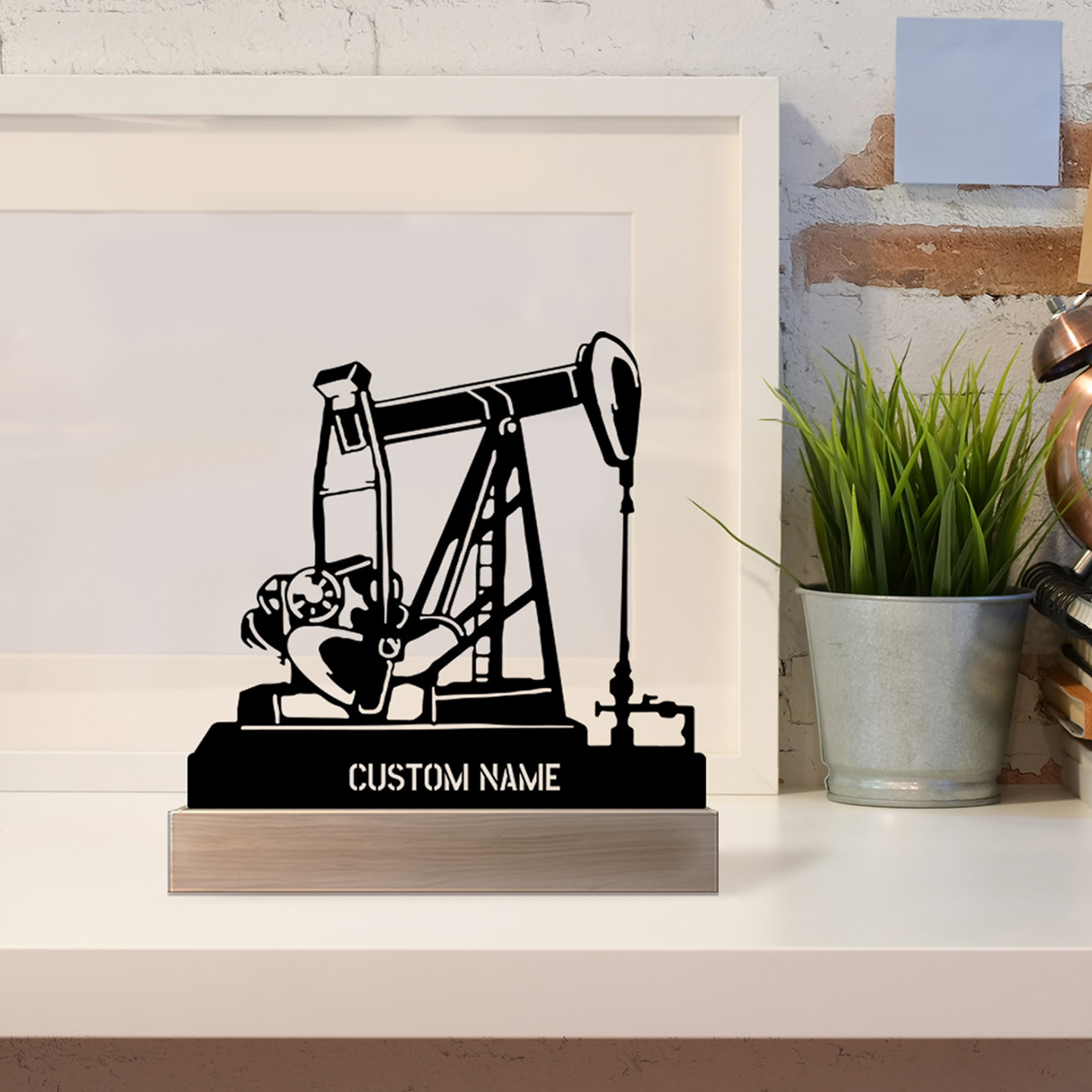 Personalized Oil Rig Desk Name - đánh giá và giá Desk Name Plate