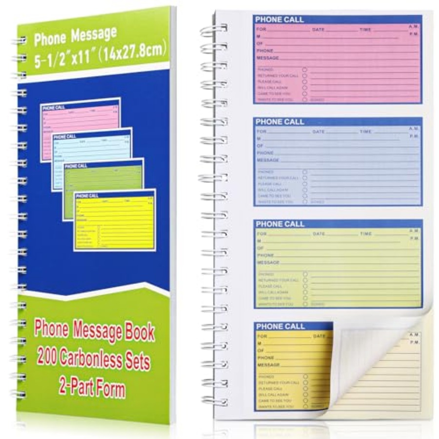1 Pcs Spiral Bound Phone Messa - đánh giá và giá Carbon Copy Book
