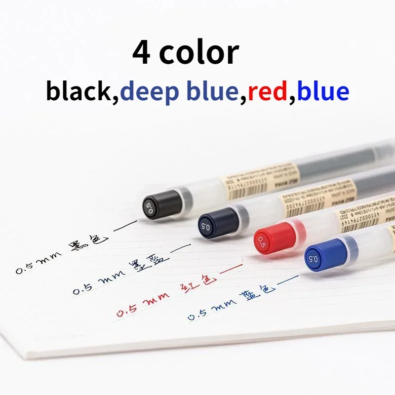 10pcs Press pen refills with 1 - đánh giá và giá Muji Stationery Gel Pen