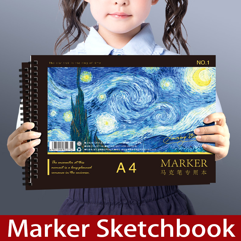 60 Sheets A4 Coil Sketchbook,  - đánh giá và giá Copic Marker Sketch
