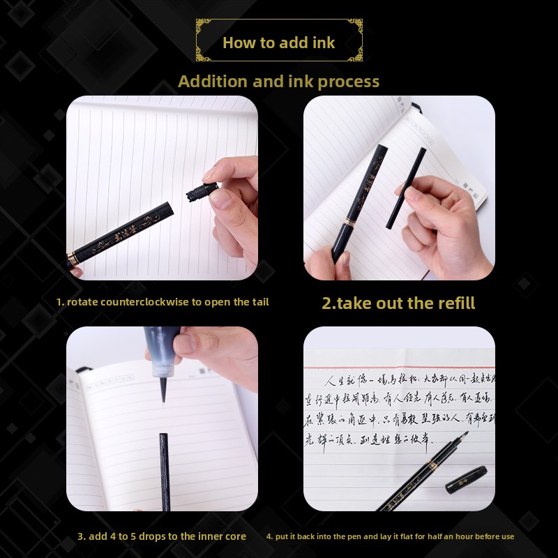 4PCS/SET Calligraphy Art Marke - đánh giá và giá Office Stationery And Supply
