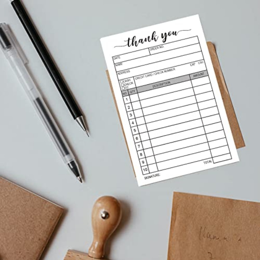 Thank You Receipt Book, 2 Pack - đánh giá và giá Carbon Copy Book