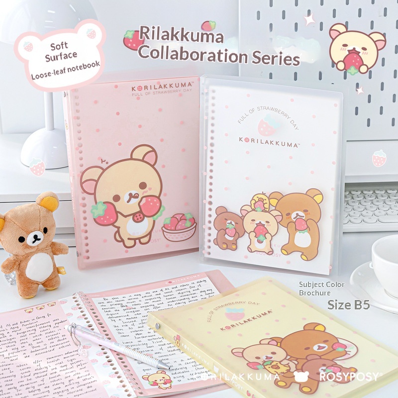 Rosyposy Korilakkuma Strawberr - đánh giá và giá Graph Paper Pad