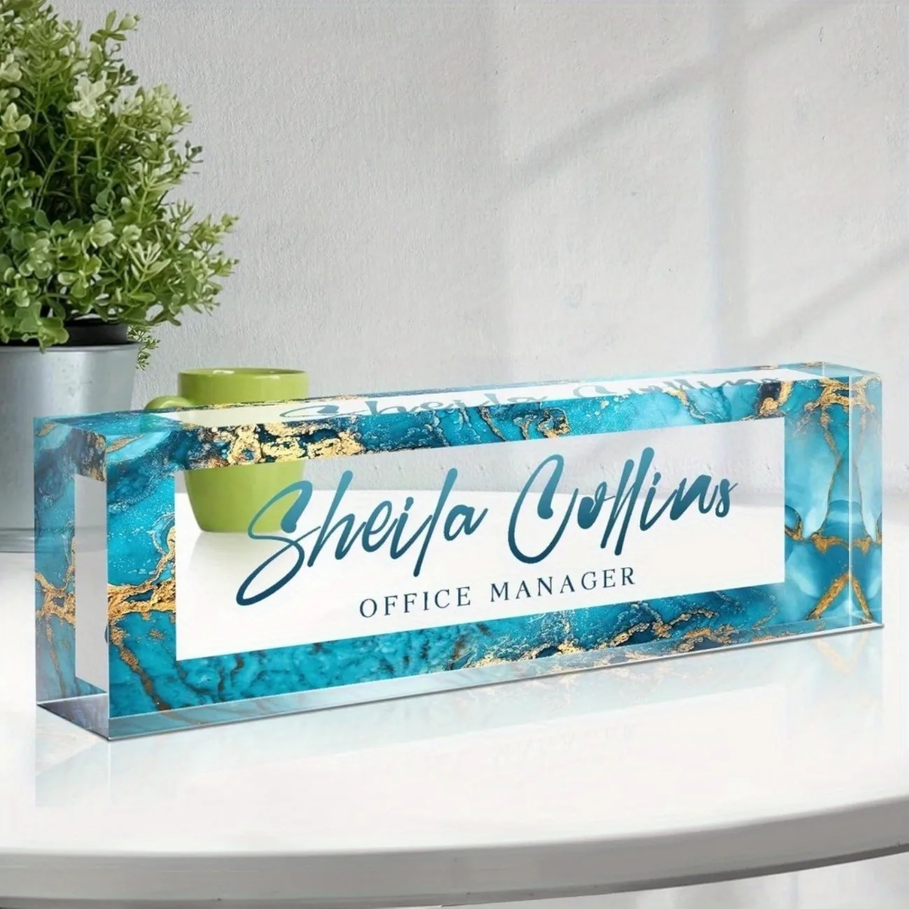 [2D Flat] Funny Custom Acrylic - đánh giá và giá Desk Name Plate