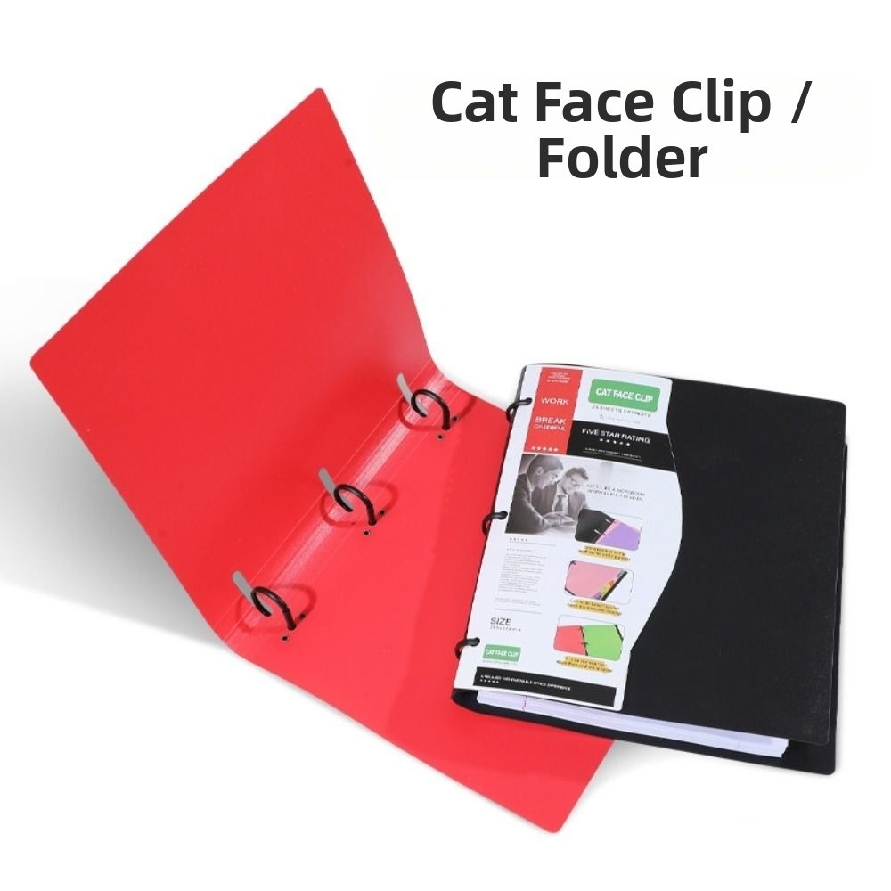 3 Ring Loose-leaf File Folder  - đánh giá và giá Paper Punch 3 Hole