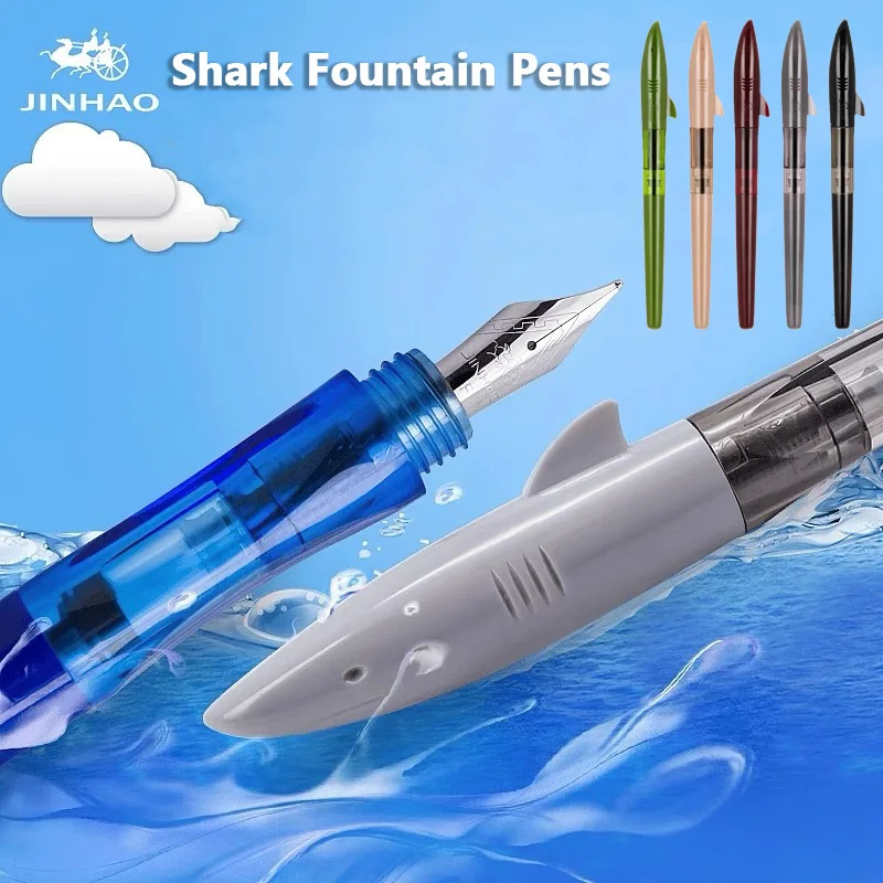 Jinhao Cute Shark Fountain Pen - đánh giá và giá Office Stationery Supply Business