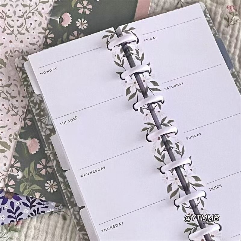 Slim Type Mushroom Hole Loose  - đánh giá và giá Planner Weekly Budget