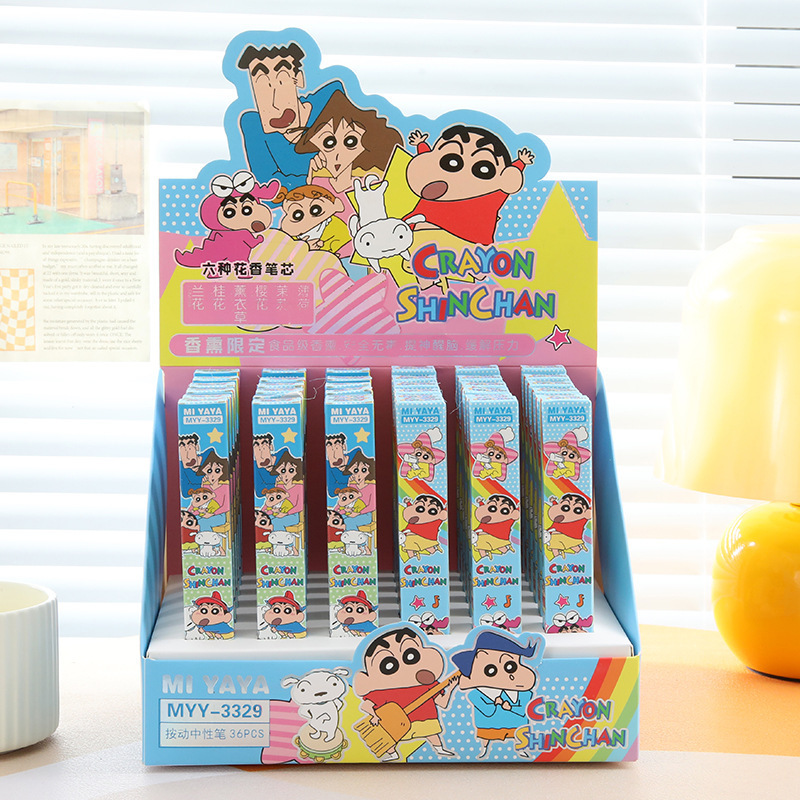 6Pcs Cartoon Crayon Shin-Chan  - đánh giá và giá Office Stationery And Supply