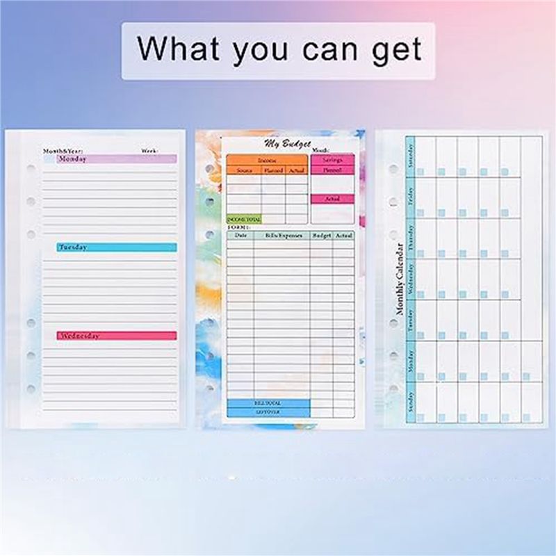 N36R-2 Set A6 Budget Planner R - đánh giá và giá Planner Weekly Budget