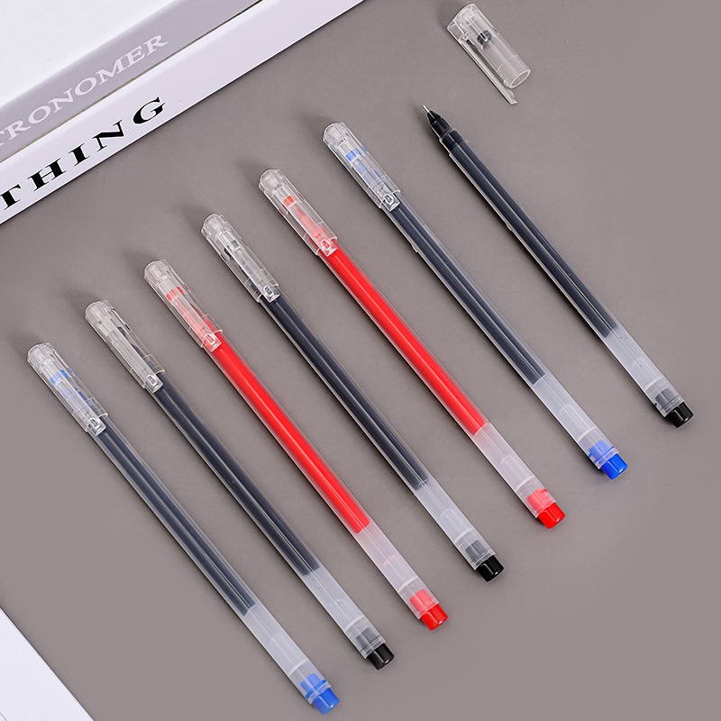 0.5mm Large Capacity Black/Red - đánh giá và giá Muji Stationery Gel Pen