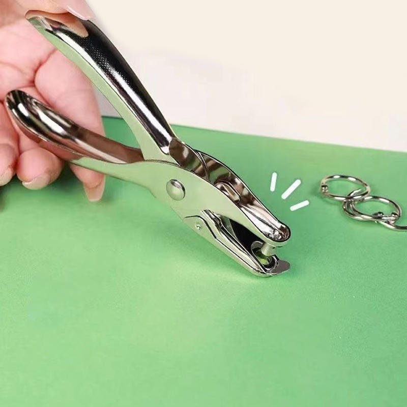 Hand Held Metal Stationery Rou - đánh giá và giá Paper Punch 3 Hole