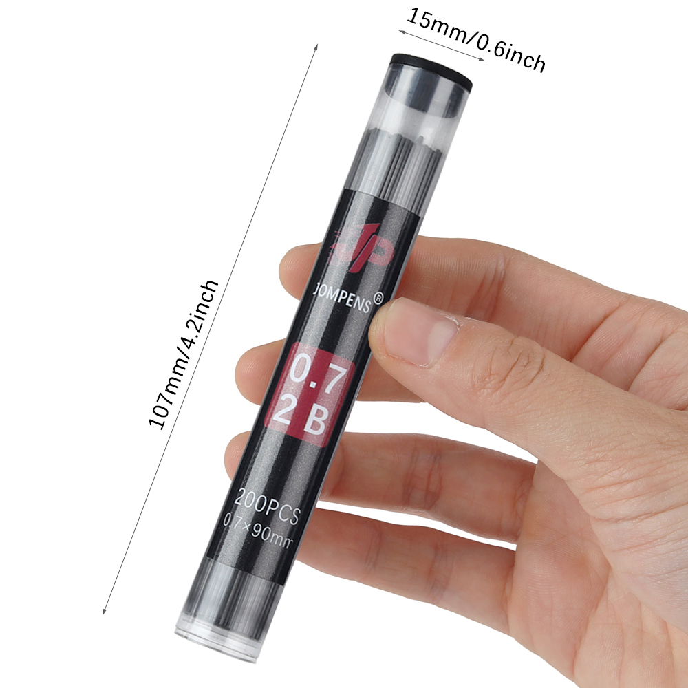 1box Large Capacity Round Tube - đánh giá và giá Mechanical Pencil Lead