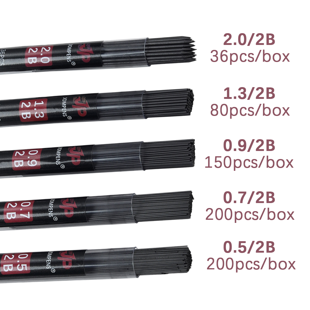 1box Large Capacity Round Tube - đánh giá và giá Mechanical Pencil Lead
