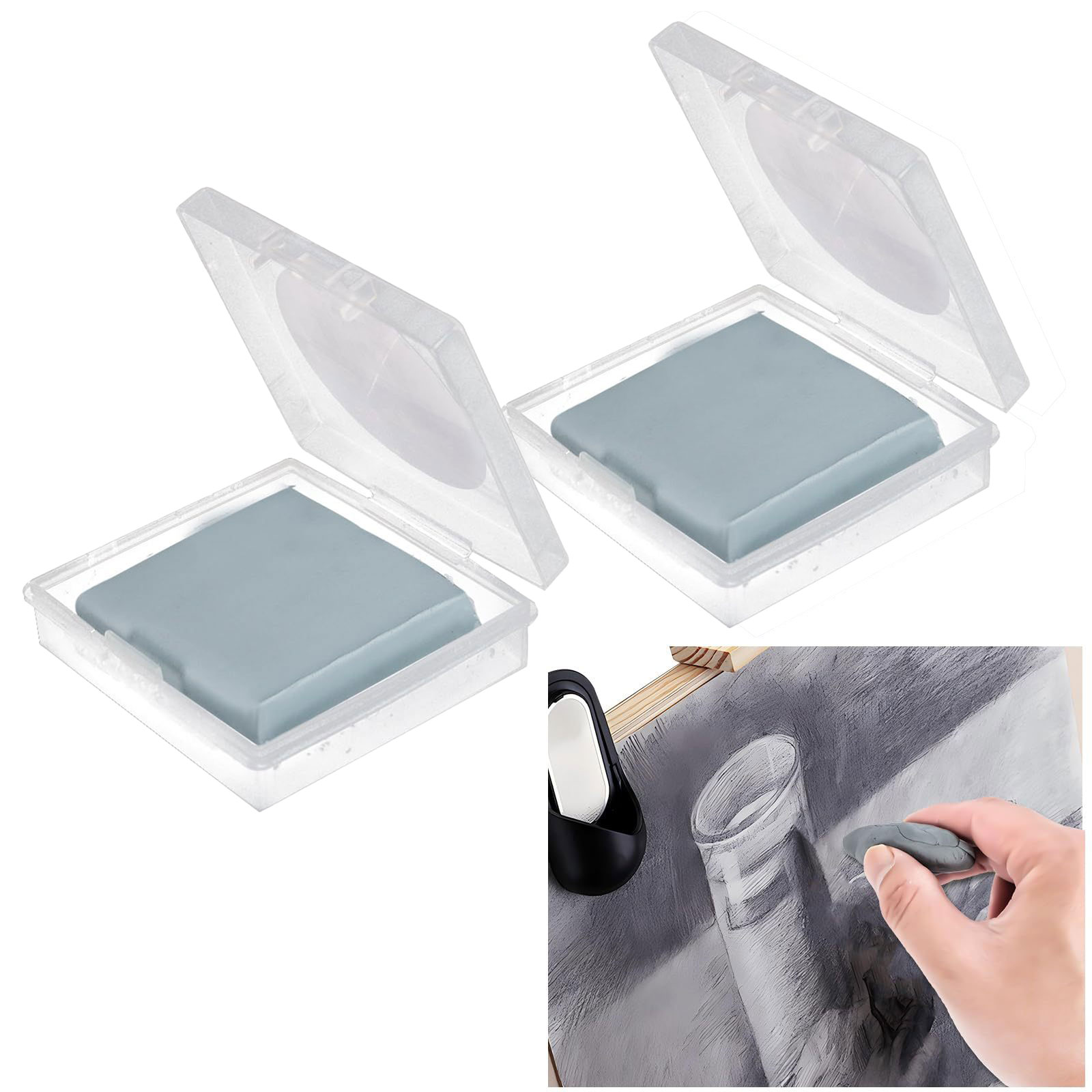 2pcs Kneaded Eraser for Artist - đánh giá và giá Rubber Eraser Kneaded