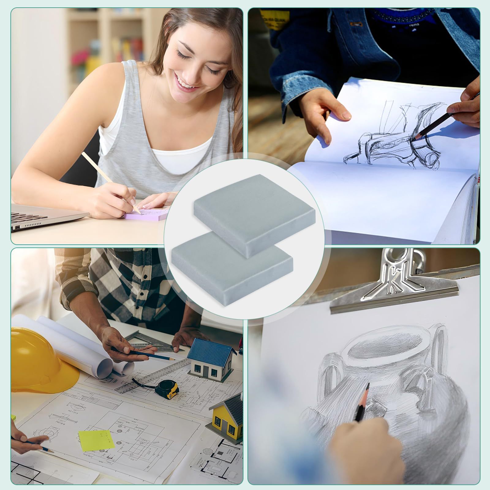 2pcs Kneaded Eraser for Artist - đánh giá và giá Rubber Eraser Kneaded