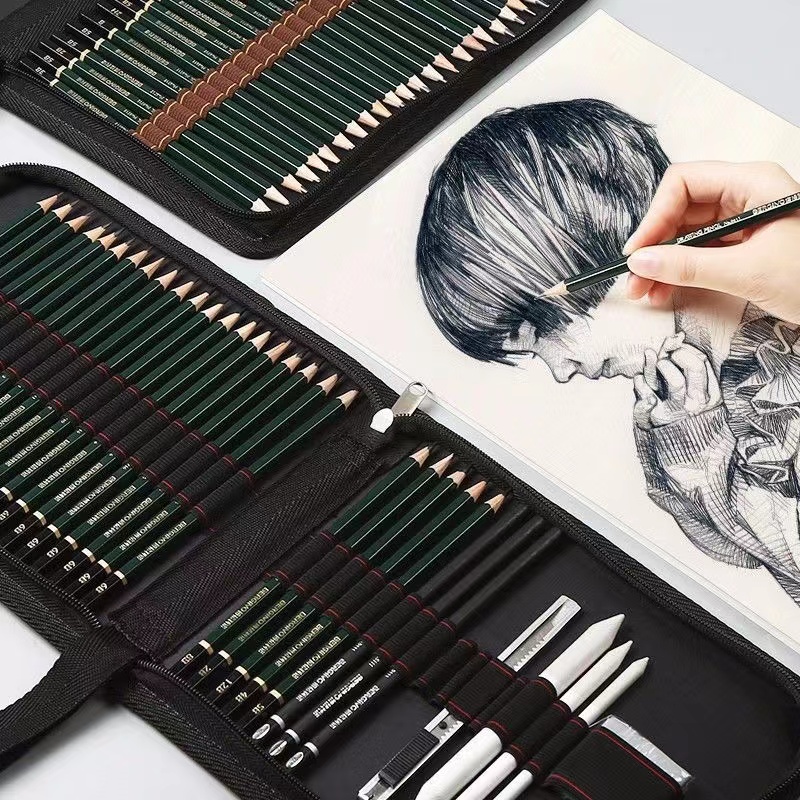 36/48/72 Pencil Case School Su - đánh giá và giá Copic Marker Sketch