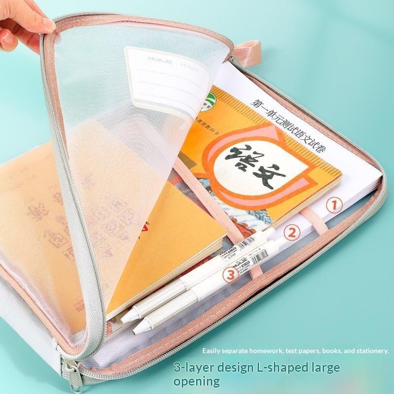 A4 Stationery Storage Bag Doub - đánh giá và giá Office Stationery And Supply