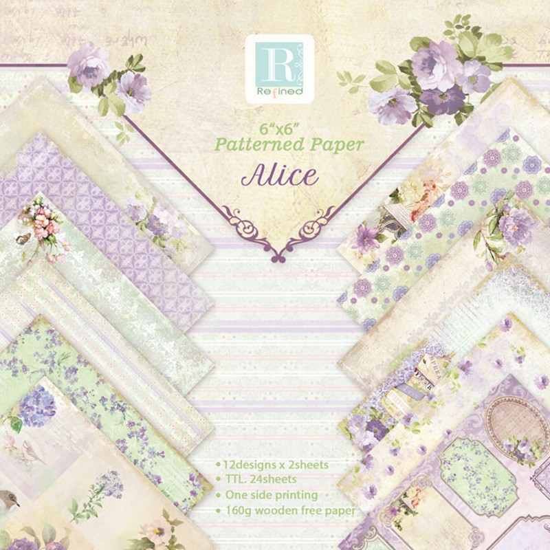 Alinacutle Junkjournal Flower  - đánh giá và giá Graph Paper Pad