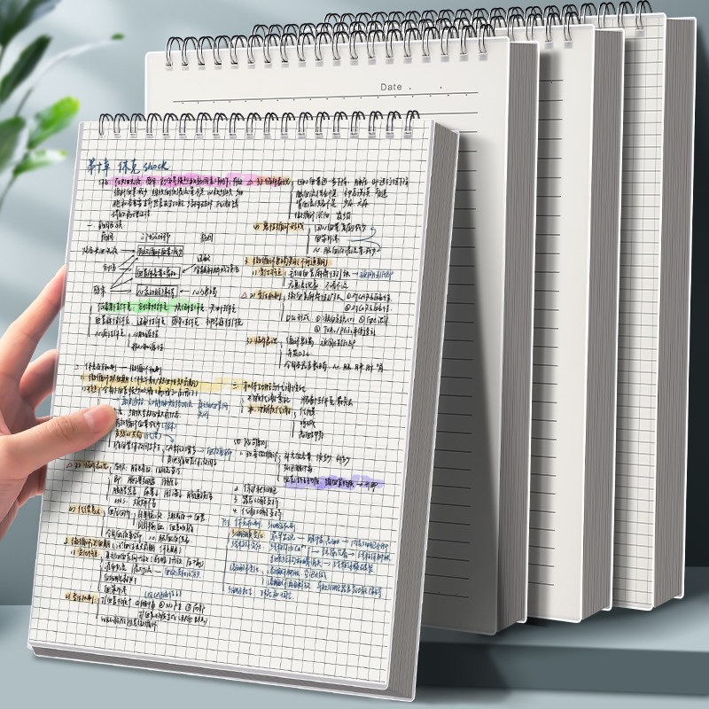 B5 notebook upturned coil book - đánh giá và giá Graph Paper Pad