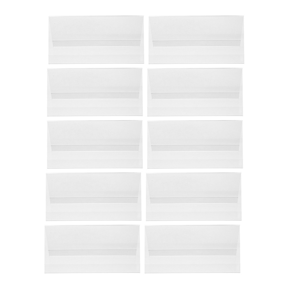 10Pcs Acrylic Name Plate Holde - đánh giá và giá Desk Name Plate